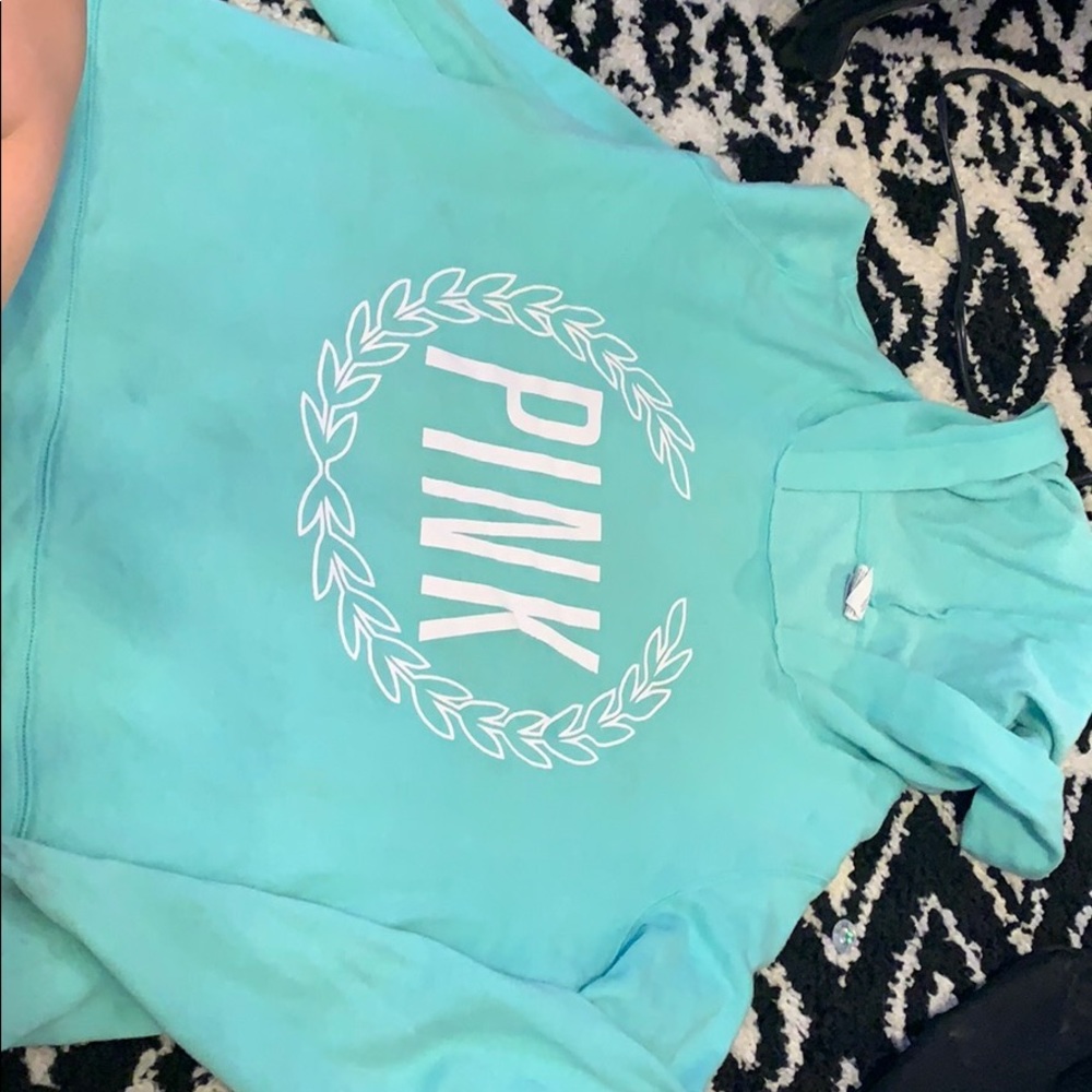Blue hoodie